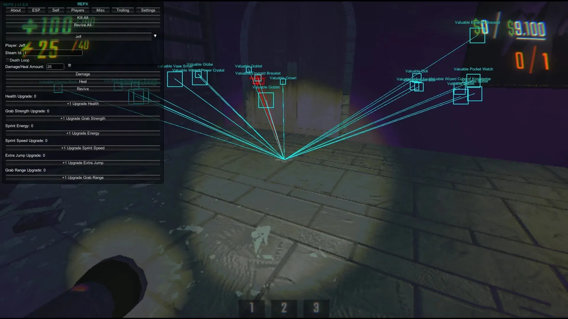 R.E.P.O.·REPX透视恶搞踢人等多功能辅助 v1.0.0